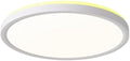 Ultra-Thin LED Ceiling Light for Bedroom, Wood Grain Finish, Flush Mount, Asian-Inspired Design, Flicker-Free & Dimmable, Eye Care Lighting(White,15.74 * 15.74 * 1.77inch)