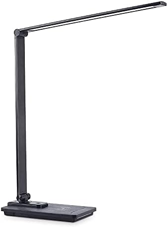 Desk Lamp with USB Charging Port: Power Strips with Surge Protection - 1 Type-C, 1 USB-A Charging Port, 2 AC Power Outlets, Desk Lamps for Home Office