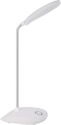 DEEPLITE LED Desk Lamp with Flexible Gooseneck 3 Level Brightness, Battery Operated Table Lamp 5W Touch Control,Compact Portable lamp for Dorm Study Office Bedroom,Eye-Caring and Energy Saving