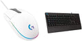 Logitech G203 Wired Gaming Mouse + G213 Prodigy Gaming Keyboard Bundle - White