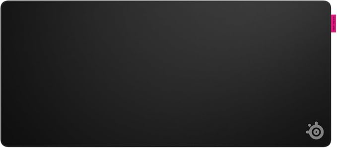 SteelSeries QcK XL Performance Speed Gaming Mousepad — Extra Density for a Smooth Glide — Low-Profile Edge Stitching — Non-Slip Neoprene Rubber Base — 15.75 x 34.43 inch — FPS, MOBAs, RTS, MMO
