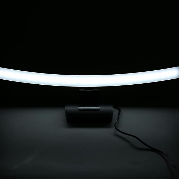 Computer Monitor Lamp, Relieve Eye Fatigue,Asymmetric Optical,Touch Dimming Screen Monitor Light Bar with 7 Color RGB,E Reading LED Task Lamp for Curved Screen Gifts,Learn