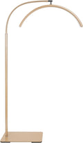 Half Moon LED Floor Light - Professional Shadow-Free Lamp for Lash Techs, Estheticians & Tattoo Artists | Dimmable for Eyelash Extensions, Nail Art, Home & Office (Gold)