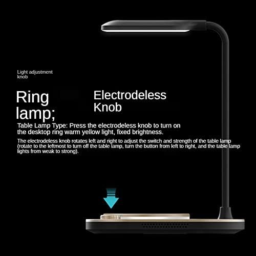 Led Office Desk Lamp Charger Lamp 15w Fast 3 in 1 Charging for Phone Watch Earphone (Color : D)