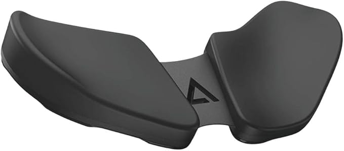 DELTAHUB Carpio 2.0 - Left-Handed Truly Ergonomic Wrist Rest for Mouse, Carpal Tunnel Support, Anti-Fatigue, Easy Glide, Sleek, Office Computer, Laptop, Gaming - Large, Black