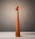 LED Desk Lamp with Touch Control, 3 Color Modes, Portable, Cordless, USB-C Rechargeable, Modern Table Light for Office, Bedroom, Portable, with Multiple Finishes (Orange, Large)