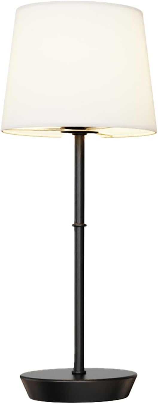 Rechargeable Table Lamp, 5000mAh Battery Powered Cordless Desk Lamp with Dimmable Magnetic RGB Bulbs & Remote, Mini Touch Lamp for Living Room, Restaurant, Kitchen Counter, Bedside