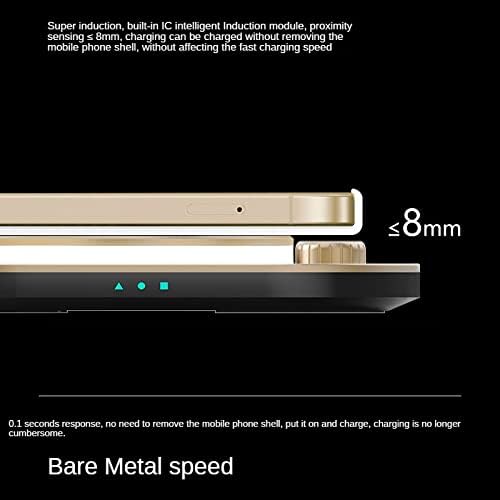 Led Office Desk Lamp Charger Lamp 15w Fast 3 in 1 Charging for Phone Watch Earphone (Color : D)