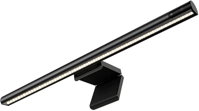 Monitor Light Bar, Touch E-Reading Monitor Light Lamp, No Screen Glare Stepless Dimming USB LED Hanging Light for Work and Office