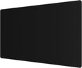 Gaming Mouse Pad Large XXL (35.4×15.75×0.12in) Thick Extended Mouse Mat Non-Slip Spill-Resistant Desk Pad with Special-Textured Surface, Anti-Fray Stitched Edges for Keyboard, PC - Black