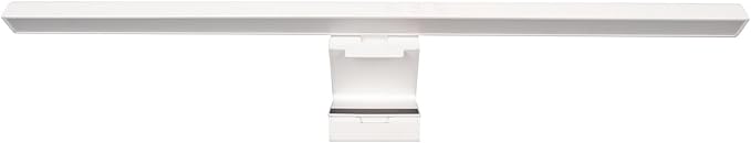 Zunate Monitor Light Bar, Stepless Dimmable Touch Control, 3 Color Modes, Asymmetric Light for Eye Protection, No Screen Glare, USB-C Powered, Fits Monitors & Laptops (White)