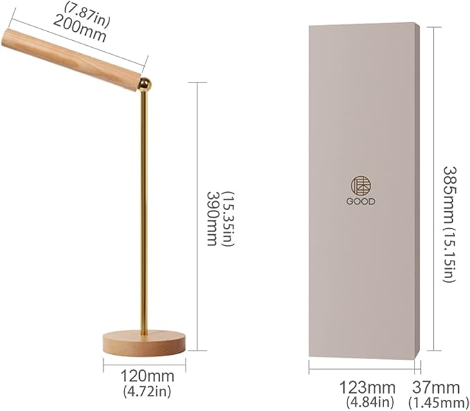 LED Desk lamp Rechargeable Magnetic Cordless Desk Lamp,Table Lamps with Stepless dimming Touch Control Reading lamp 4000k Natural Light Eye Protection for Home Office Bedside Bedroom Dorm Room Decor