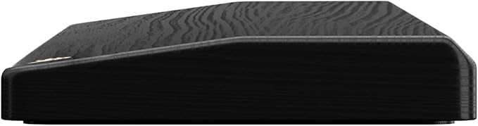 GLORIOUS Gaming Wooden Keyboard Wrist Rest (Compact) - White Ash Wood, Medium-Coarse Grain, Smooth Surface, Sweat & Oil Resistant, Easy Clean, Anti-Slip Rubber Base, 300 x 100 x 19mm - Onyx