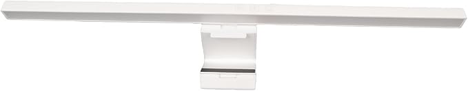 GOWENIC Monitor Light Bar for Office, Stepless Dimmable Touch Control, Eye, Adjustable Design, Asymmetric Light Source, Blue Light Blocking, Easy Installation (White)