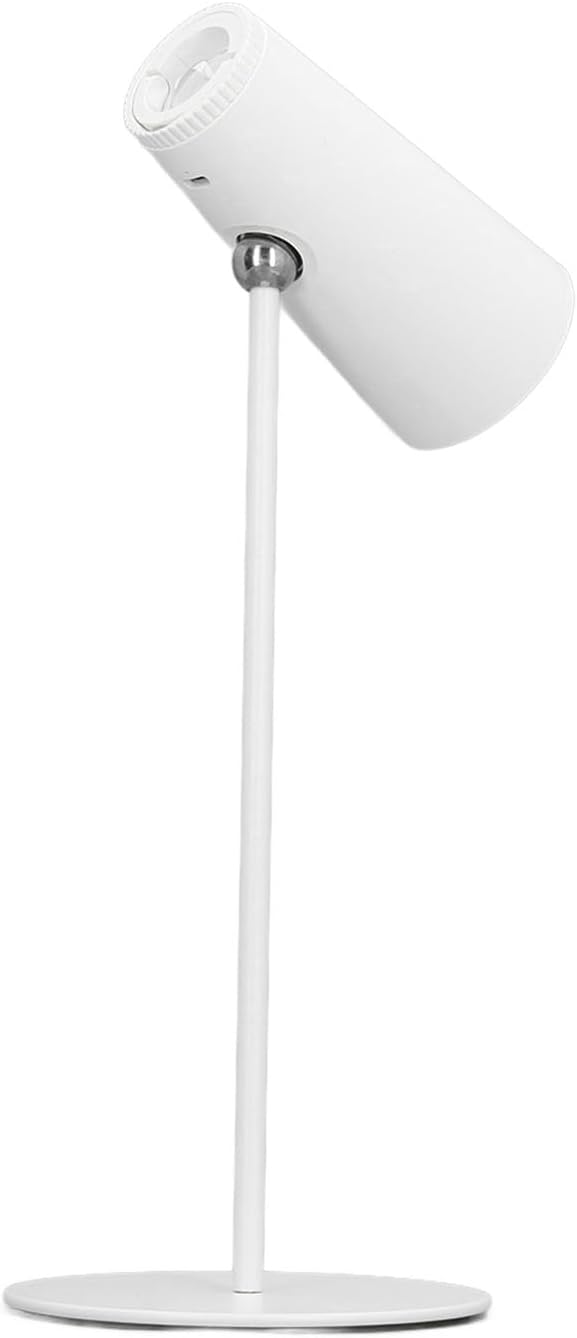 Desktop Lamp 3.7V 2.5W USB Rechargeable Cordless Mini Reading Lamp, Soft Eye Care Light for Bedroom Study Office - Adjustable Flexible Design, Flicker Free Illumination, Portable