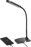 IVY20-40BK Ivy LED Desk Lamp with USB Port for Home Office - Super Bright Small Desk Lamp, a Perfect LED Desk Light as Study Lamp, Bedside Reading Lights (Black)