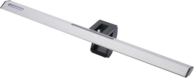 PaletteLife EXZ-1500MS LED Monitor Light Bar EXARM Zeta, USB-C Powered, Anti-Glare Lighting, RGB Gaming Light, Metalic Silver