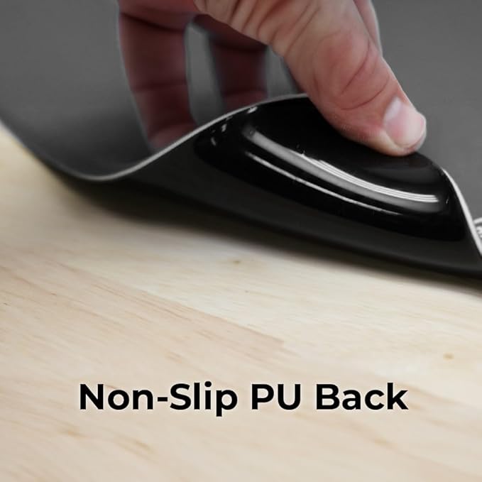 BLACK+DECKER Ergonomic Mouse Pad Wrist Support - Comfortable Mouse Pad Wrist Rest - Wrist Relief Gel Mousepad - Non-Slip Base Aesthetic Mousepad for Gaming, Home, Office - Perfect for Computer, Laptop