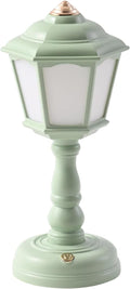 Mini Desk lamp Vintage, LED Desk Lamp Dimmable Table Lamp Reading Lamp with USB Charging Port, Sensitive Control, Eye-Caring Office Lamp,Very Beautiful Decorative Desk lamp (Green)