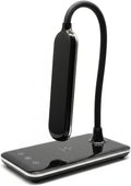 LED Desk Lamp with 10W Fast Wireless Charger, Touch Stepless Dimming Eye-Care Study Light with 3 Color Modes & Flexible Neck, Reading Lamp for Students, Bedroom & Home Office
