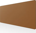 KTRIO Large Gaming Mouse Pad Desk Mat, Superior Micro-Weave Cloth, Non-Slip Rubber Base, Stitched Edges, Water-Resistant, for Gamer, Office & Home, 31.5 x 15.7 Inch，Coffee Brown