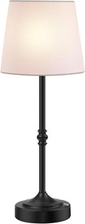 Cordless Lamp Rechargeable LED Table Lamp, 5000mAh Battery Operated, 3 Level Brightness, Portable Night Bedside Lamp, Ambient Desk Light for Home Decor, Patio, Restaurant, Dinning