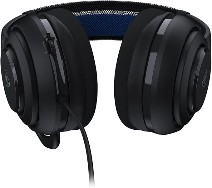 Turtle Beach Atlas 200 Wired Gaming Headset Officially Licensed for PlayStation, PS5, PS4-50mm Nanoclear Drivers, Flip-to-Mute Mic, Memory Foam Cushions, Floating Headband - Black