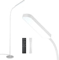 Floor Lamps, 15w/1000lm Bright LED Floor Lamp with Stepless Adjustable 3000K-6000K Colors and Dimmer, Remote and Touch Control Reading Lamp, Adjustable Floor Lamp for Living Room