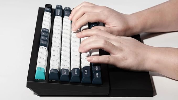 Keychron Silicone Palm Rest for V1 / V1 Max / V2 / V2 Max / Q1/ Q1 Pro / Q1 HE/ Q1 Max / Q2 / Q2 Pro / Q2 Max/ Q2 HE/ P1 / P1 Pro / P1 HE - Black, 12.89" Length