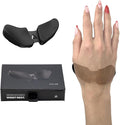 DELTAHUB Carpio 2.0 - Left-Handed Truly Ergonomic Wrist Rest for Mouse, Carpal Tunnel Support, Anti-Fatigue, Easy Glide, Sleek, Office Computer, Laptop, Gaming - Large, Grey