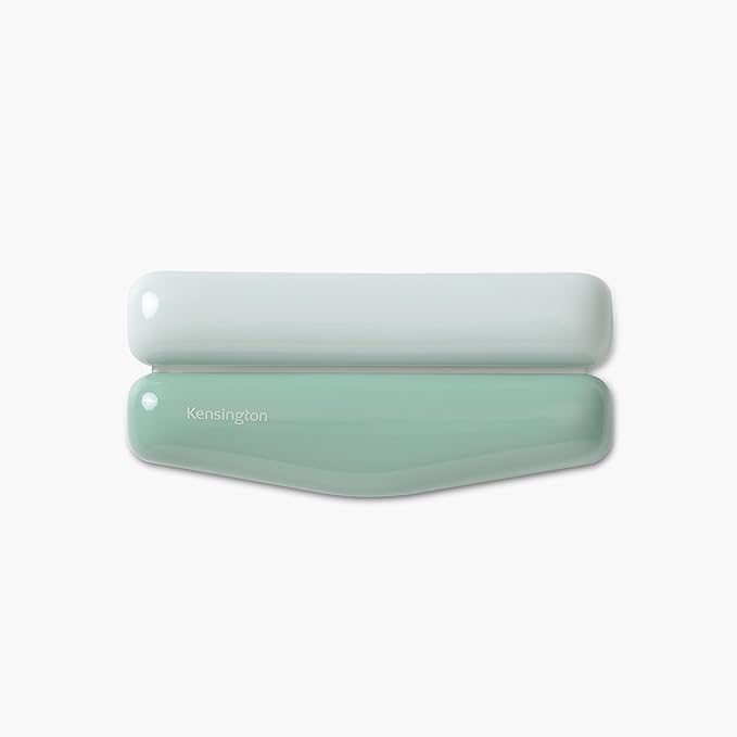 Kensington Duo Gel Mountain Mouse Wrist Rest Support Cushion for Mice & Trackballs, Ergonomic Mouse Wrist Support, Comfortable Non-Skid Gel, Green 6.69" x 3.09" x 0.76" K62827WW