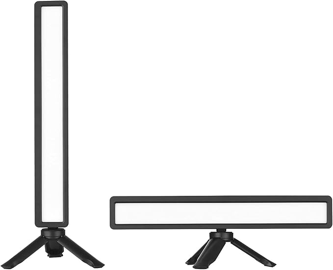Andoer 2PCS Computer Laptop Monitor Light Bar Video Conference Lighting Screen Lamp Fill-in Lamps USB Powered 3 Color Temperature Dimmable with Mini Tripod Screen Clamp for Video Conferences Remote
