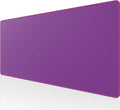 KTRIO Large Gaming Mouse Pad Desk Mat, Superior Micro-Weave Cloth, Non-Slip Rubber Base, Stitched Edges, Water-Resistant, for Gamer, Office & Home, 31.5 x 15.7 Inch，Violet Purple