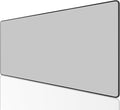 KTRIO Large Gaming Mouse Pad Desk Mat, Superior Micro-Weave Cloth, Non-Slip Rubber Base, Stitched Edges, Water-Resistant, for Gamer, Office & Home, 31.5 x 15.7 Inch，Silver Grey