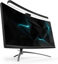 Computer Monitor Lamp, Curved Screen Monitor Light Bar for Eye Caring, Touch Dimming, No Screen Glar e, 7 Color RGB Light Effect, USB C LED Computer Lamp for Desk,Gaming