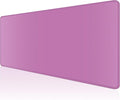 Dapesuom Large Gaming Mouse Pad, Extended Mouse Mat with Stitched Edges, Full Size Keyboard Pad with Non-Slip Base, Big XXL Computer Desk Mats for Gamer, Laptop, Office, 35.5 x 15.7in, Radiant Orchid