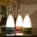 'Anna' Modern Table Lamp, Portable Wireless Bottle LED Light, Dimming Touch Control Switch, USB Rechargeable, Stylish Light for Home, Office, Hotel and Restaurant (Black)