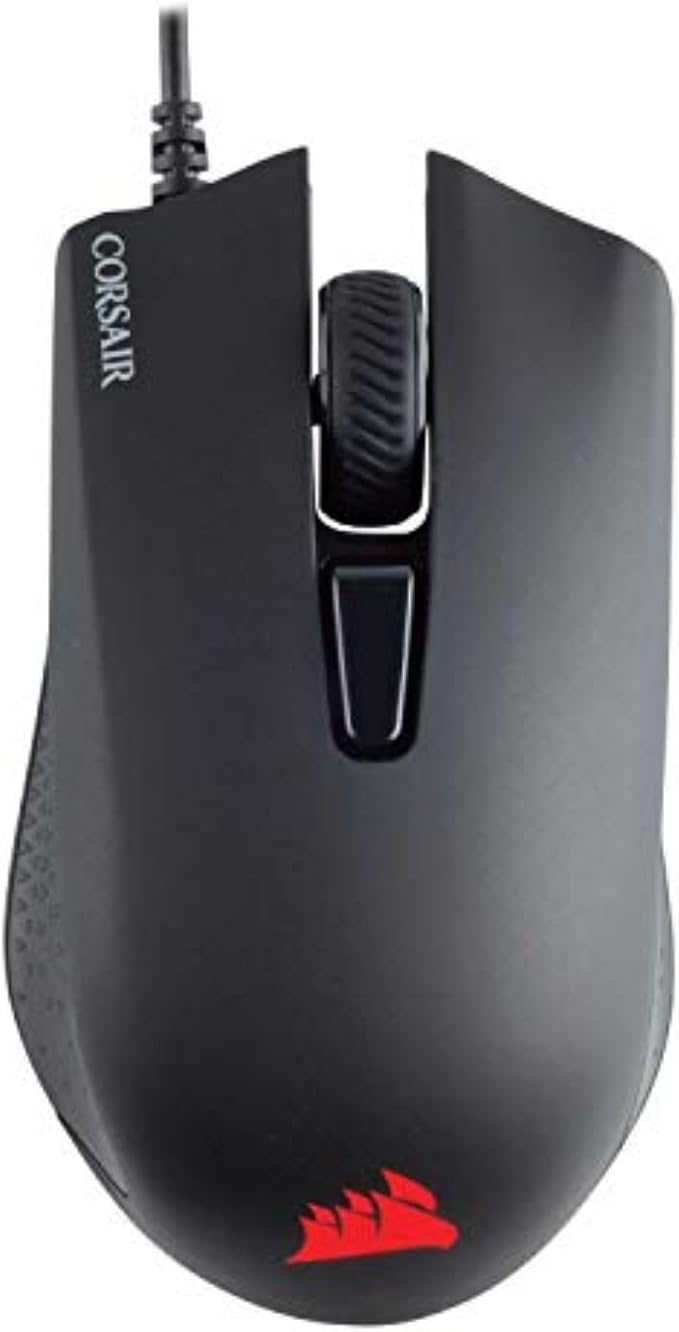 Corsair Harpoon PRO RGB Wired Lightweight FPS/MOBA Gaming Mouse – 12,000 DPI – 6 Programmable Buttons – iCUE Compatible – PC, Mac, PS5, PS4, Xbox – Black