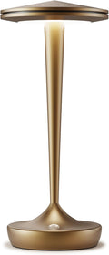 YHT YHTCordlessTable Lamps Rechargeable, 6000mAh Battery Portable LED Touch Led Table Lamp, 3-Color Stepless Dimming & Memory Function, for Outdoor, Dinning, Patio, Restaurant, Kitchen (Bronze)
