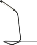 Globe Electric 56060 Arden 12" LED Integrated Desk Lamp, Adjustable Gooseneck, in-Line On Off Switch, USB Cable Included, 7 Watts, 200 Lumens,Black