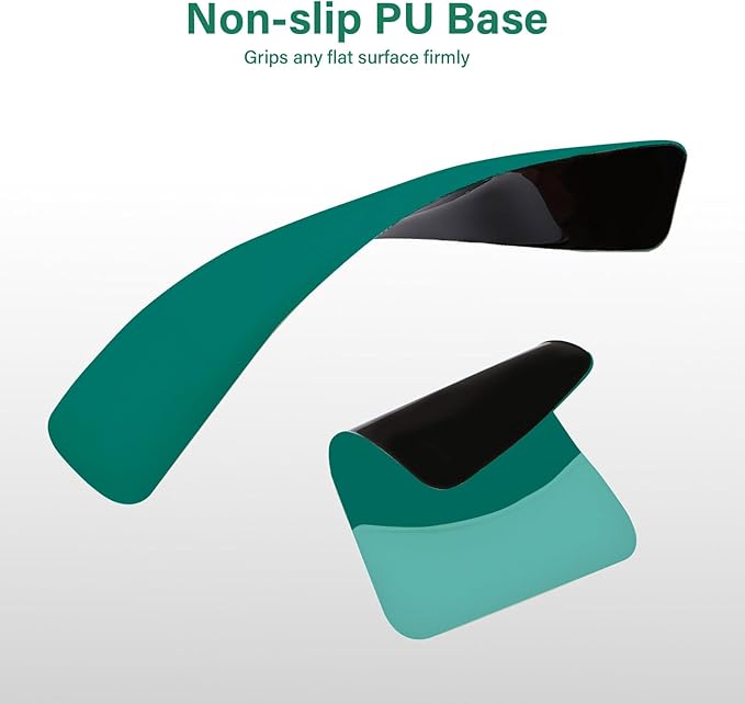 MOSISO Wrist Rest Support for Mouse Pad&Keyboard Set, Rectangular Ergonomic Mousepad Non-Slip Base Home/Office Easy Typing Pad with Neoprene Cloth&Raised Silicone Lining, Teal Green