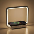 Besides Lamp with Wireless Charging, Table Lamp Touch Control with 10W Fast Charger, Nightstand Lamp with 3-Level Adjustable Brightness, 180° Foldable Arm, Modern Nightlight for Bedroom,Dorm Gift