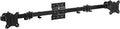 WALI Dual Monitor Wall Mount for 17 to 38 Inch, Ultrawide Monitor Arm for 2 Monitors, Swivel Tilt Computer Wall Mount with Mounting Holes 75x75/100x100, Per Arm Holds Up to 19.8lbs (012ARM-38), Black