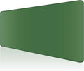 Dapesuom Large Mouse Pad, Extended Gaming Mouse Mat with Stitched Edges, Full Size Desk Mats with Non-Slip Base, Computer Big Desktop Keyboard Pad for Laptop, 23.6 x 11.8 in, Forest Green