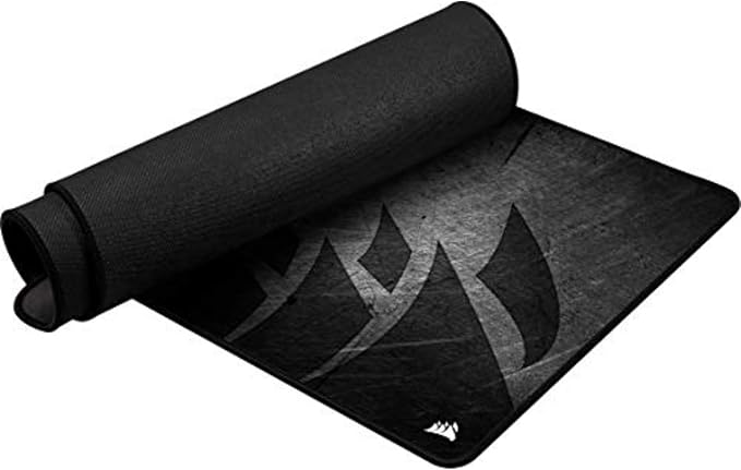 Corsair MM350 PRO Extended XL Premium Spill-Proof Cloth Gaming Mouse Pad – 36.6” Width x 15.7” Height Surface – Black/Gray