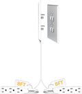 Sleek Socket Original and Patented Flat Ultra-Thin Outlet Concealer with EXTENSIO