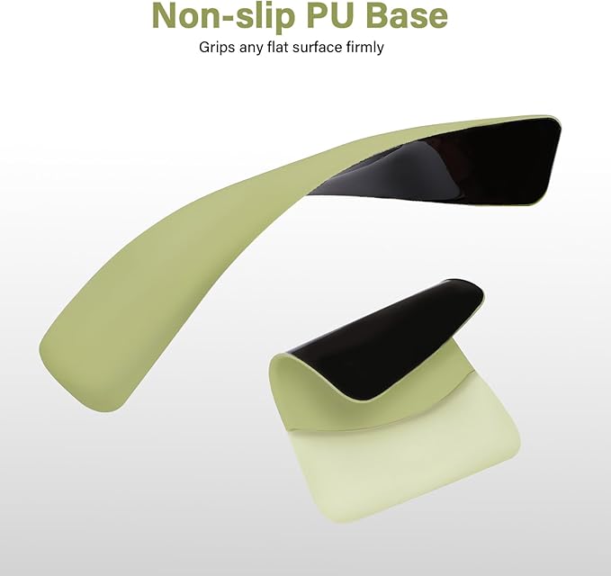 MOSISO Wrist Rest Support for Mouse Pad&Keyboard Set, Rectangular Ergonomic Mousepad Non-Slip Base Home/Office Easy Typing Pad with Neoprene Cloth&Raised Silicone Lining, Olive Green