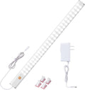 LED Under Cabinet Lighting with Touch Switch, Dimmable Under Cabinet Lights, Under Counter Lighting for Desk, Cold White 6000K