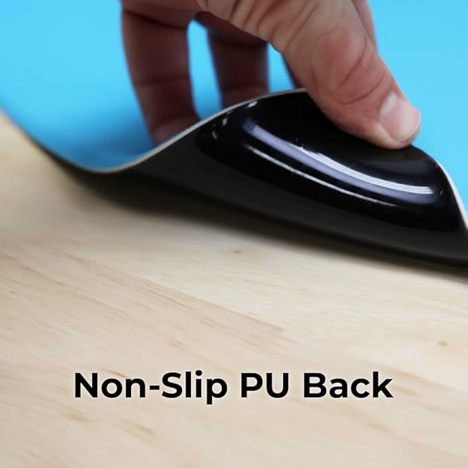 BLACK+DECKER Ergonomic Mouse Pad Wrist Support - Comfortable Mouse Pad Wrist Rest - Wrist Relief Gel Mousepad - Non-Slip Base Aesthetic Mousepad for Gaming, Home, Office - Perfect for Computer, Laptop