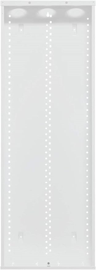 Legrand - On-Q 42-Inch Structured Wiring Enclosure with Screw-On Cover - in-Wall 20-Gauge Media Box with 2.5" Wire Pass Throughs & 2X Outlet Knockouts - Glossy White - EN4200